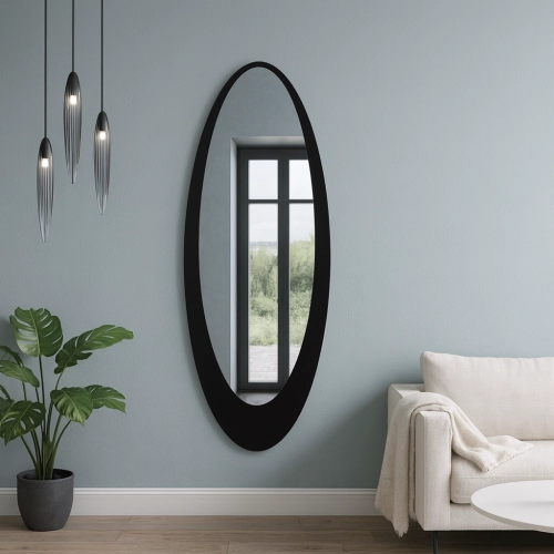 Eliptyczne lustro dekoracyjne - LONGI